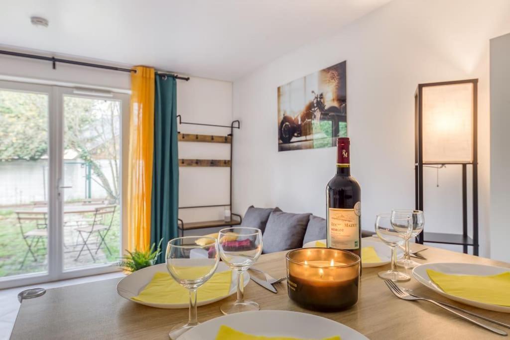 Apartamento Cocoon - Jardin - Boite A Cle - Wi-Fi Baulne Exterior foto