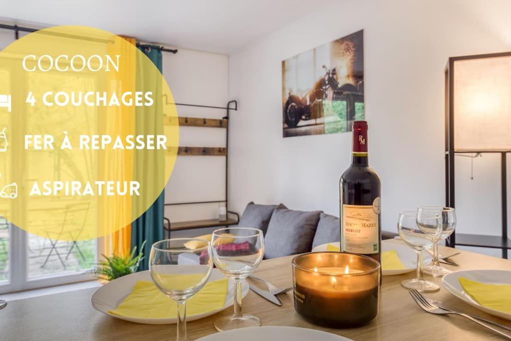 Apartamento Cocoon - Jardin - Boite A Cle - Wi-Fi Baulne Exterior foto