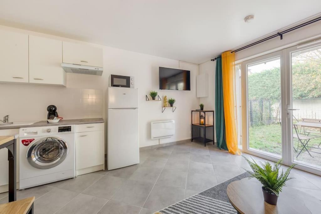Apartamento Cocoon - Jardin - Boite A Cle - Wi-Fi Baulne Exterior foto